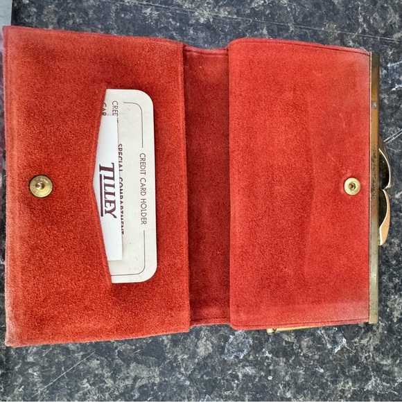 Vintage Burnt Orange Tilly Wallet - Picture 2 of 6